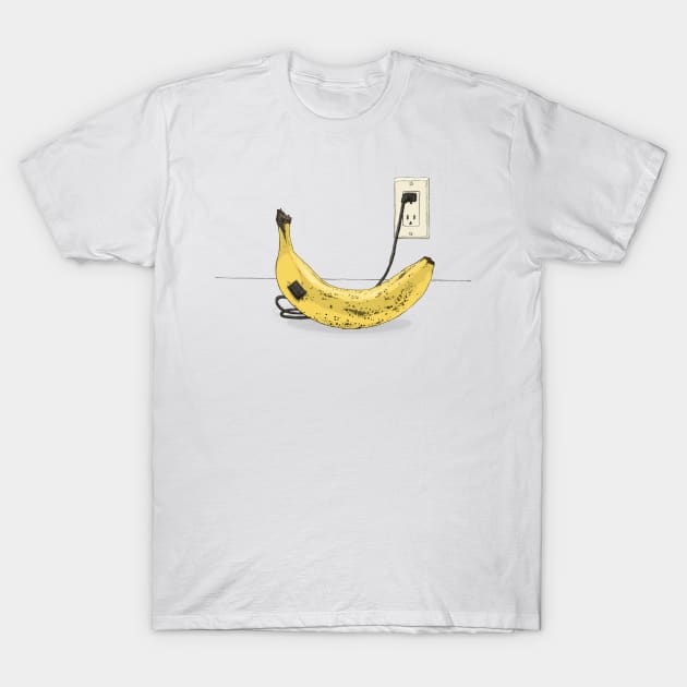 Electric banana T-Shirt by jurjenbertens